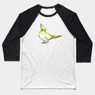 Bird - Cockatiel - Lutino Baseball T-Shirt
